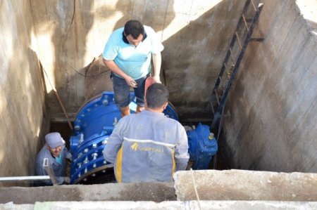 30 yıllık vanalar yenilendi, taşkın riski ortadan kalktı