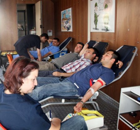 40 Derecede Kan Bağışında Bulundular