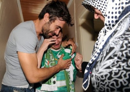 40 günlükten havale geçirip engelli olan Emin'in hayali gerçek oldu