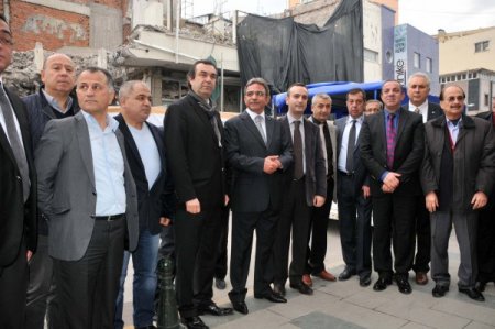 40 yıllık bina, törenle yıkılıyor, yerinde kültür sanat merkezi yükselecek