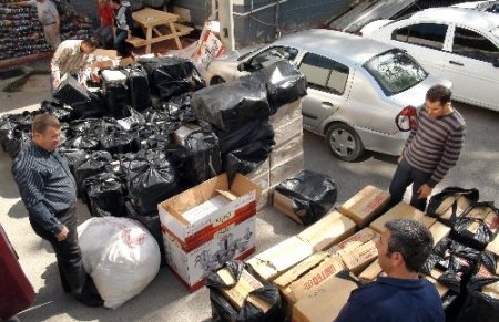 5 araçta 200 bin paket kaçak sigara ele geçirildi