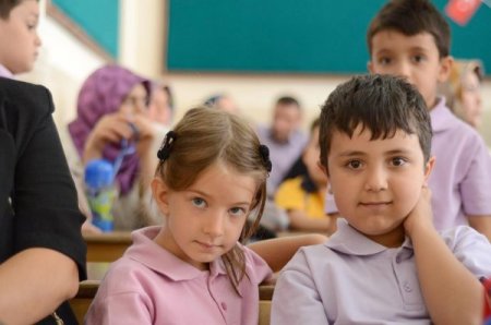 66 aylık çocuklar okula çabuk alıştı