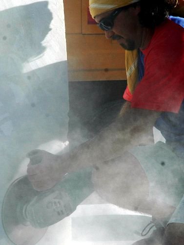 7 Ülkenin Heykeltıraşları Alanya'da Hünerlerini Taşlara İşliyor