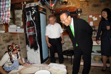 700 Yıllık Osmanlı Köyü, Güney Kore Heyetini Ağırladı