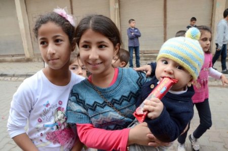 73'lük Selahattin dede, Kızıltepeli çocukların ilgi odağı oldu