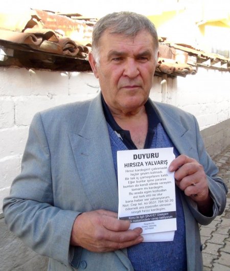 9 kez evi soyulan vatandaştan 'Hırsıza Yalvarış' ilanı