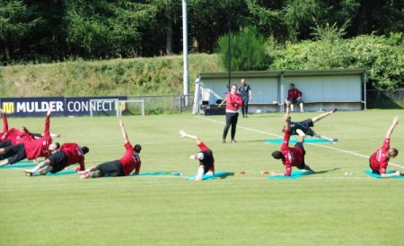 A Milli Futbol Takımı, Hoenderloo'da ikinci antrenmanını yaptı