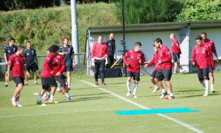 A Milli Futbol Takımı, Hoenderloo'da ikinci antrenmanını yaptı