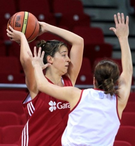 A Milli Kadın Basketbol Takımı hazırlıklarını sürdürüyor