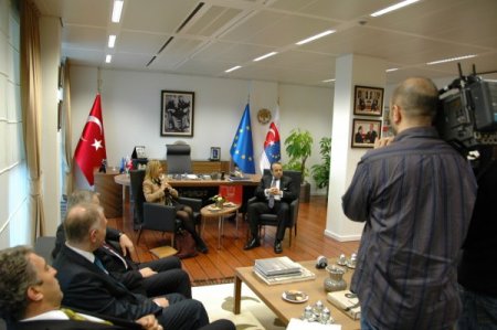 Ab Bakanı Bağış, Tüsiad Heyeti İle Bir Araya Geldi