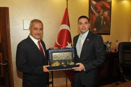 ABD Adana Konsolosu'ndan, Başkan Kara’ya ziyaret