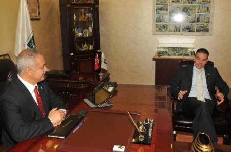 ABD Adana Konsolosu'ndan, Başkan Kara’ya ziyaret