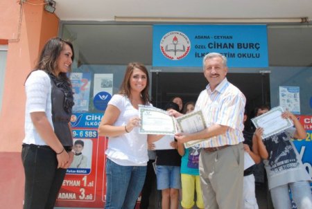 Abd'li Öğretmenlerin Ders Verdiği Öğrenciler Sertifikalarını Aldı