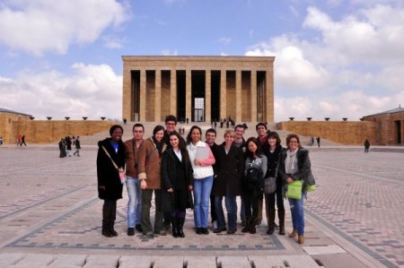 ABD’li yüksek lisans öğrencileri Ankara’yı turladı