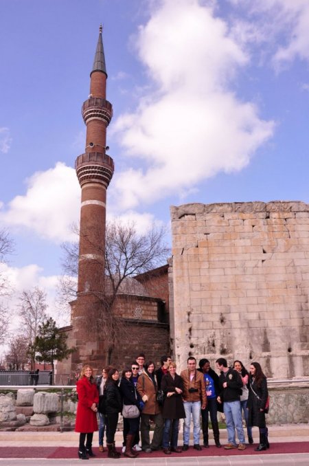 ABD’li yüksek lisans öğrencileri Ankara’yı turladı
