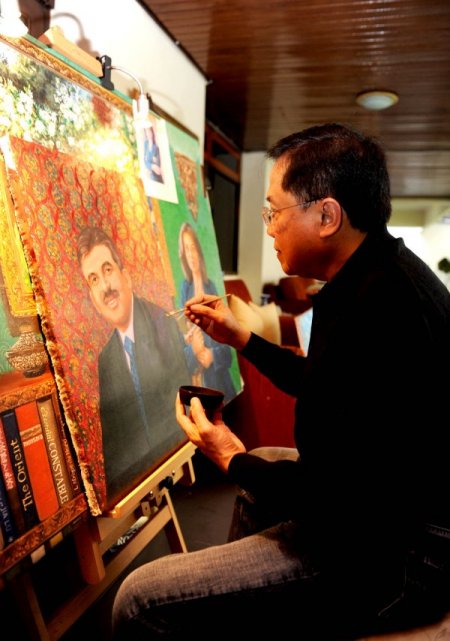 Abdullah Gül Hayranı Devlet Adamı, Sevgisini Resimle Anlatıyor