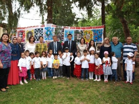 Acıpayamlı minikler yıl sonu sergisi açtı