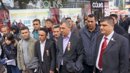 Açlık grevinden vazgeçen gaziler, taleplerini dile getirdi