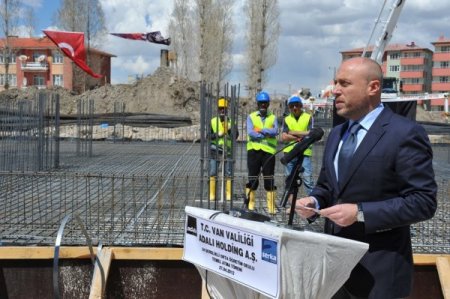 Adalı Holding'in Van'a Yapacağı Lisenin Temeli Atıldı