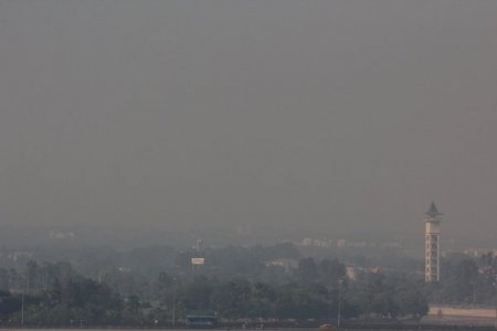 Adana, anızdan dolayı duman altı oldu