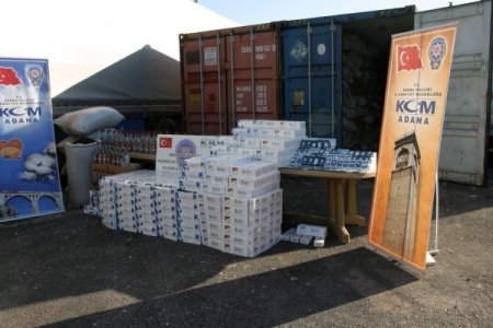 Adana'da, yılbaşı öncesi 3 bin 381 şişe kaçak içki ele geçirildi