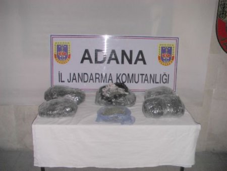 Adana'da 13 Kilo Kubar Esrar Ele Geçirildi