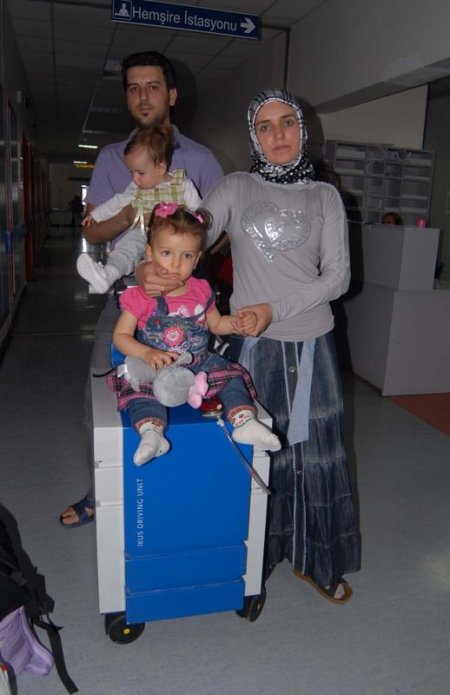 Adana'da bağışlanan kalp 2 yaşındaki Melek'e umut oldu