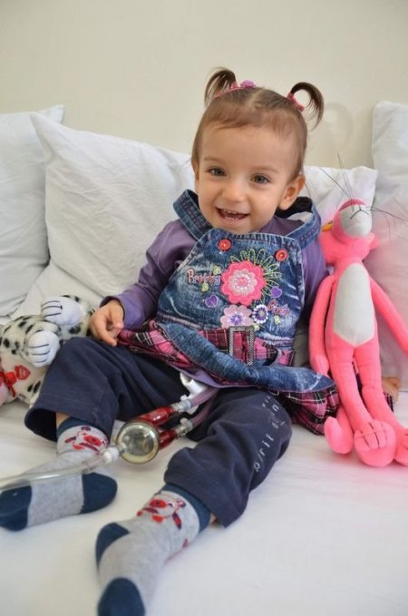 Adana'da bağışlanan kalp 2 yaşındaki Melek'e umut oldu