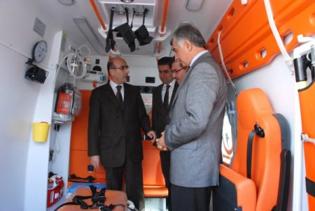 Adıyaman Sağlık Müdürlüğü 112 Acil Sağlık İstasyonu'na ambulans takviyesi