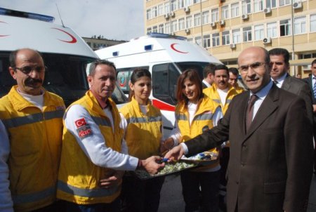 Adıyaman Sağlık Müdürlüğü 112 Acil Sağlık İstasyonu'na ambulans takviyesi