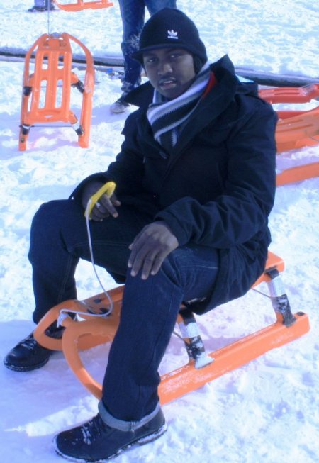 Afrikalı Öğrenciler, Elmadağ'da Kayak Yaptı, Kara Doydu