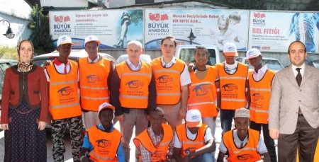 Afrikalı öğrenciler, sağlık taramasından geçirildi