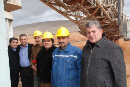 Afşin Elbistan kömür havzasında madenciler gününü kutladı