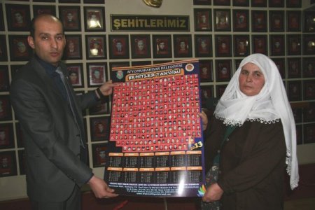 Afyon'da 2013 Şehitler Takvimi hazırlandı
