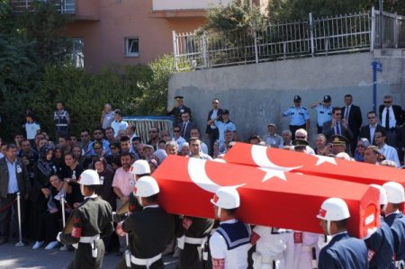 Afyonkarahisar şehitleri Başkent'te son yolculuklarına uğurlandı