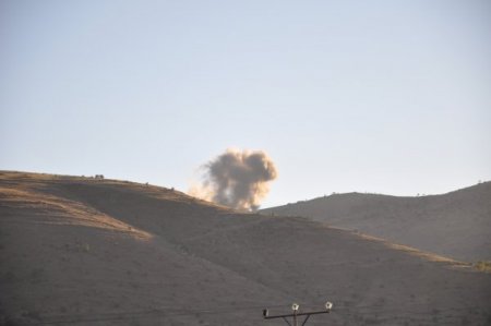 Afyonkarahisar'da araziden toplanan el bombaları imha edildi