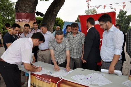 AGD'de Ayasofya'nın ibadete açılması için 10 milyon imza toplamayı hedefliyor