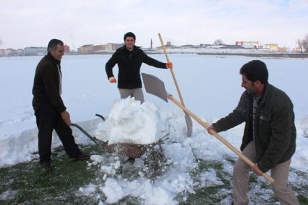 Ağrı GHSİM: Tüm Sentetik Yüzeyli Çim sahalarımız hizmete hazır