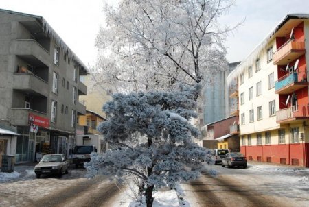 Ağrı'da Hava Sıcaklığı Gündüz Sıfırın Altında 20 Dereceyi Gördü