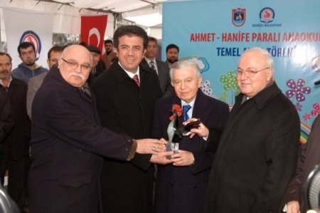 Ahmet-hanife Paralı Anaokulu'nun Temeli Atıldı