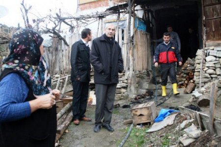 Ahşap evde çıkan yangında bir kişi yaralandı