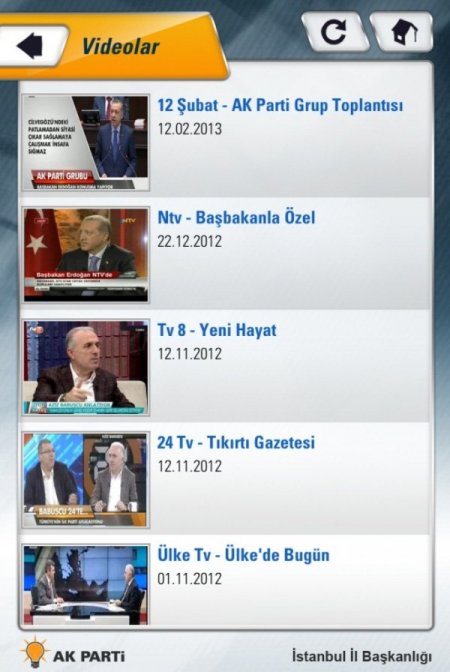 AK Parti İstanbul 'akıllı telefonlarda'