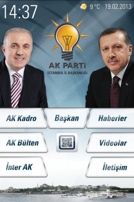AK Parti İstanbul 'akıllı telefonlarda'