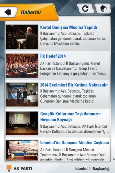 AK Parti İstanbul 'akıllı telefonlarda'