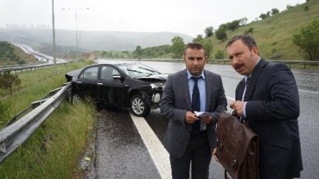 AK Parti Vekili İdris Bal, kaza geçirdi (Özel)