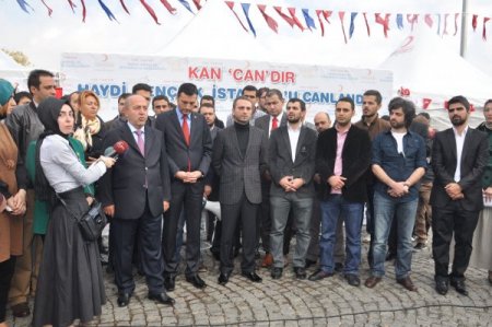 AK Parti’den kan bağışı kampanyası