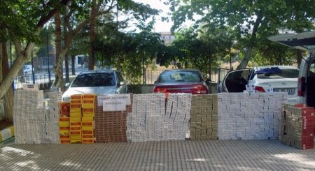 Akçadağ'da 13 bin 480 paket kaçak sigara ele geçirildi
