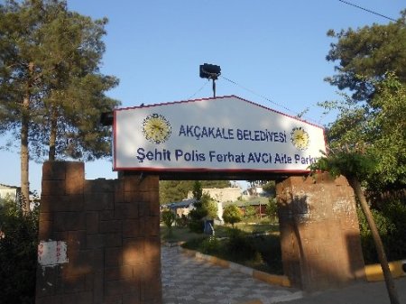 Akçale Sınır Kapısı'nda şehit olan polisin ismi parka verildi