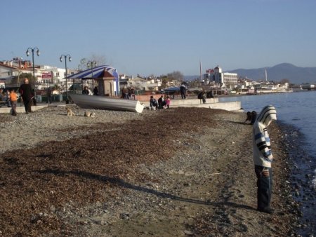 Akçay'da Yazdan Kalma Bir Gün Yaşandı