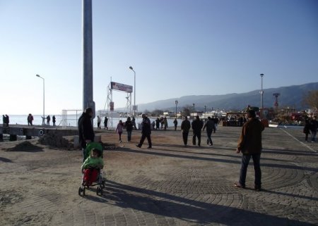 Akçay'da Yazdan Kalma Bir Gün Yaşandı